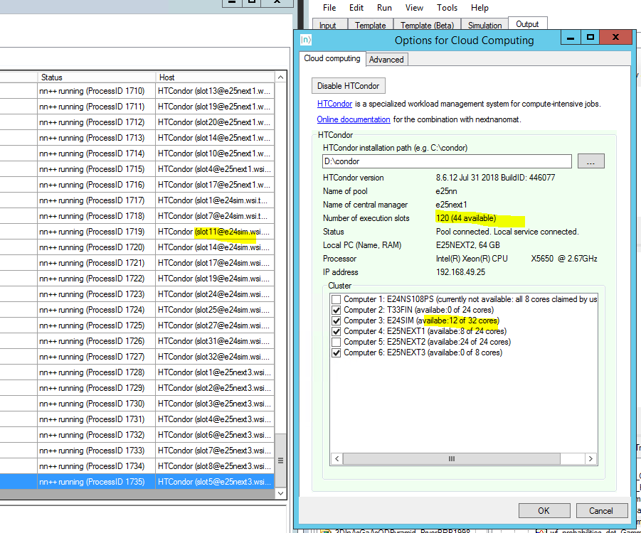 HTCondor screenshot